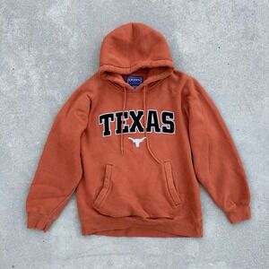 Y2K Texas Longhorns Burnt Orange Hoodie Champs Sports NCAA Pullover Mens Small